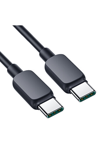 Joyroom Kabel przewód USB-C - USB-C 100W 1.2m czarny