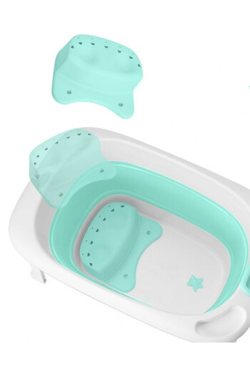 Little Mom Little Mom Bimbi Green foldable bathtub with seat