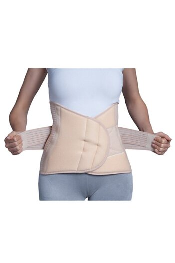 Saharaz Postpartum Support Girdle,Shape Belt Maternity Underwear for Postnatal Recovery,Apricot,M