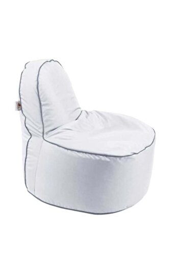 Pufrelax Fotoliu OK Junior, Material impermeabil - Alb