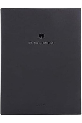 Deli EN139L BK A5 80gsm Leather Cover 120 Sheets Notebook