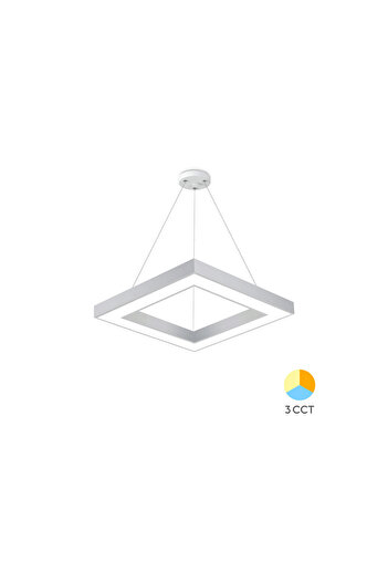 Braytron PLAF. LED SUSP 36W 3 în 1 ALB BLADE SQR