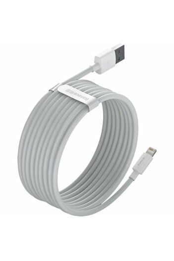 Baseus Simple Wisdom Fast Charging power & data cable KIT 2 x USB to Lightning 2.4A 1.5m, White