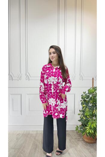 WİSHTEX Wish - Flower Patterned Shirt
