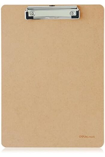 Deli e9226 clipboard, A4 size, brown