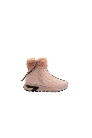 Doğan Women's Thick Sole Zipper Detailed Fur Boots