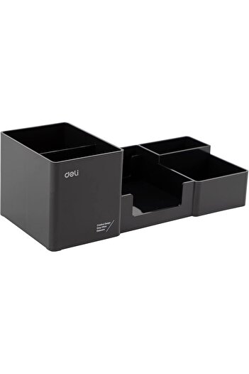 Deli Desk Organizer, Office Organizer with Pencil Holders, Sticky Note Tray, Paperclip Storage, Desk