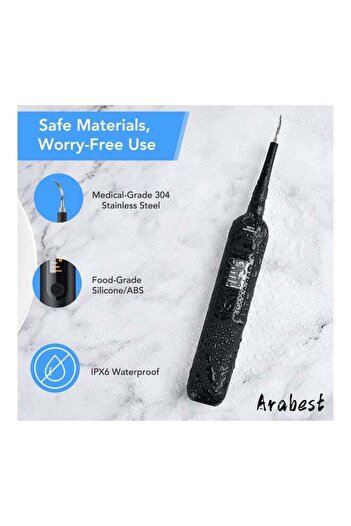 COOYA Oral Care Tooth Cleaning Kit,IPX6 Waterproof,3 Cleaning Heads & 5 Strengths,24.5 x 8.6 x 2.5cm