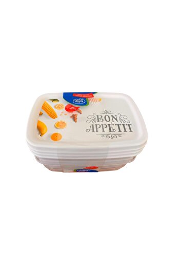 Online Home Market Deko Trend Storage Container Set 3 X 0.6 L