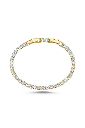Merano Design 4mm 14K Rengi Su Yolu Bileklik