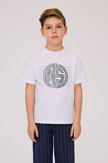 Nebbati Boy White Tshirt