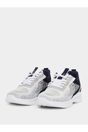 Styli Printed Lace Up Sneakers