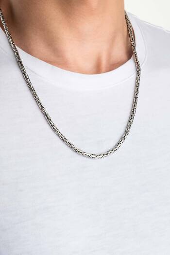 So CHIC... Classic 60 cm Silver Men's King Chain Necklace