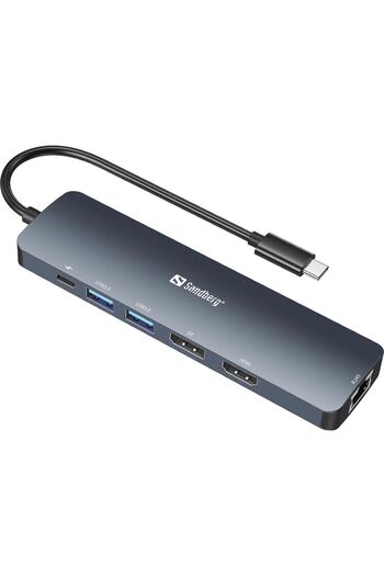 Sandberg Stație de andocare pentru ecran USB-C 8K, 136-43