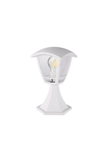 Braytron Aplica de perete E27 PITIC PT GRADINA BERLIN Albă cu IP44