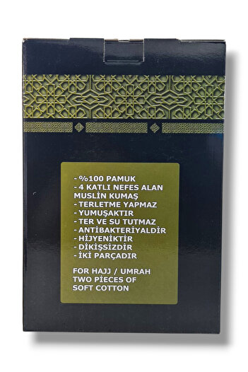Hanedan Hediyelik İhram Müslin %100 Pamuk (Hac ve Umre İhramı)