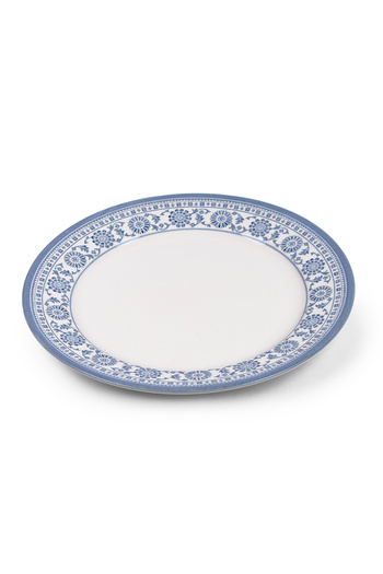 Claytan Plethora 10.5 inch Porcelain Dinner Plate (Grey & White, Set Of 1)