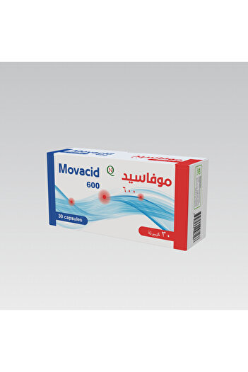 Noor Alqamar MOVACID (ALPHA LIPOIC ACID )600MG 30 CAPSULES