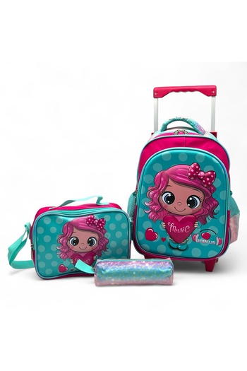 Shihon Girls School Backpack Set 3 Pieces 14 Inch
