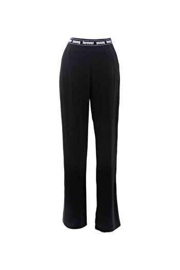 Quzu Black Women's Pants 71241
