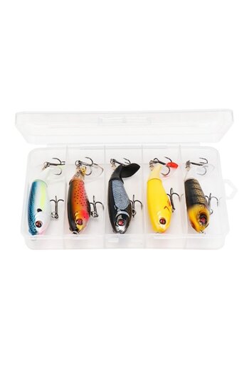 FISHINGBOX MAKE FISHING BETTER Set Naluci 8cm 14g Whopper Ploppers