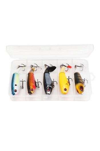 FISHINGBOX MAKE FISHING BETTER Set Naluci 8cm 14g Whopper Ploppers