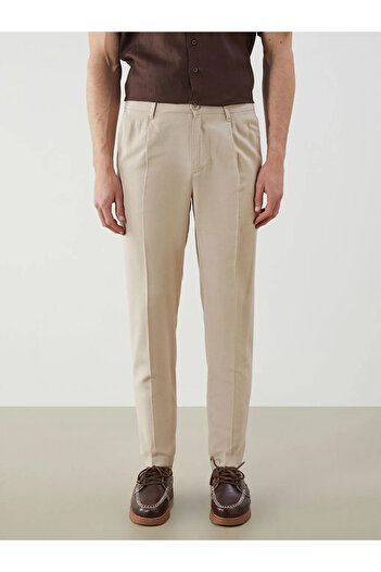 LC Waikiki Lcw vision beige standard fit gabardine men's trousers