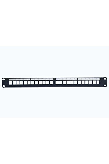 Lanview 24-port STP CAT6A patch panel 1U do szafy rack 19
