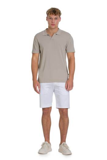 Hatemoğlu Mink Regular Fit Polo Neck Rayon T-Shirt