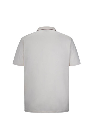 Hatemoğlu Stone Regular Fit 100% Cotton Polo Neck Mercerized T-Shirt