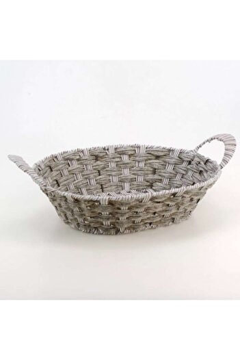 OEM Bread Basket PVC, 37x23x7.5 cm Grey