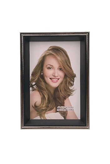 OEM Photo Frame, Wood, 15x20 cm, Gold-Black