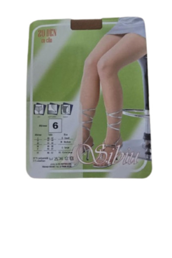 OEM - Dres Sibiu, 20 Den with gusset, beige, size 2-S