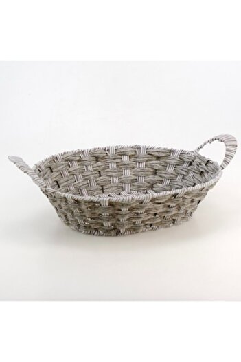 OEM Bread Basket PVC, 37x23x7.5 cm Grey
