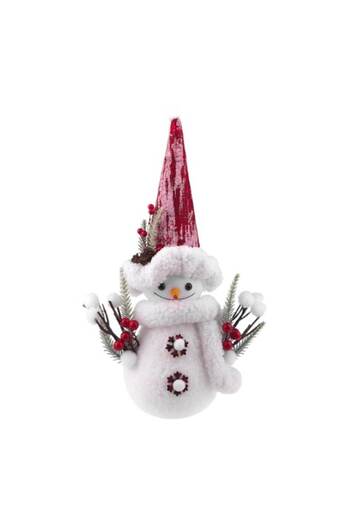 OEM Snowman with Pinecones 20x40 cm M1