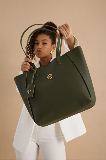 Garbalia Sofia Large Size Women's Shoulder Bag with Magnet Closure and Wide Zipper Compartment
