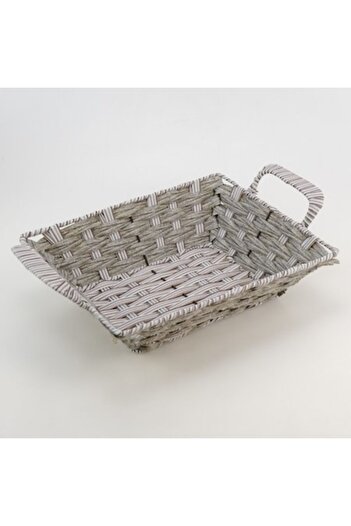 OEM Bread Basket PVC, 37x23x7.5 cm Gray M2