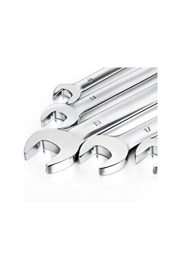 zola Set of 14 open-end wrenches, Zola, 8-24 mm, chrome-vanadium steel, with storage case
