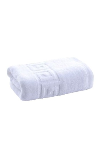 Arta Somnului Hotel Towel Arta Somnului, 30x50 cm, 100% Combed Cotton, 500 gr/sqm, Greek Border, White