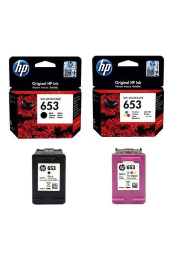 HP Pack of 2 653 Original Ink Advantage Cartridge Set