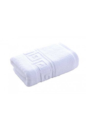 Arta Somnului Hotel Towel Arta Somnului, 50x90 cm, 100% Combed Cotton, 500 gr/sqm, Greek Border, White