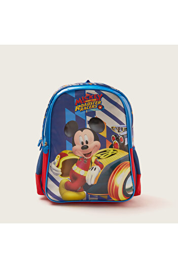 Simba Mickey Mouse Print Backpack - 16 inches