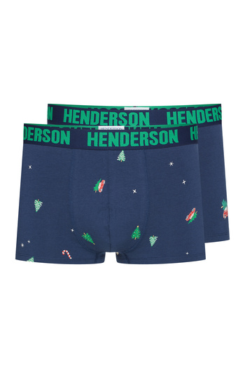 Henderson Men's Boxer Set with 2 Pairs Chrismas & Elegance Design & Comfort & Style | Jury