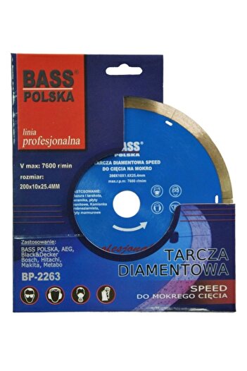 Bass Polska Tarcza diamentowa do cięcia na mokro 200mm