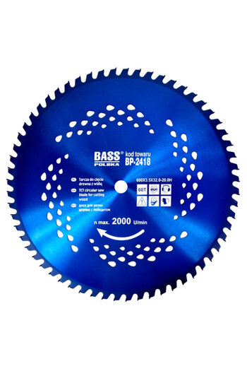 Bass Polska Tarcza widiowa 600mm x 3.5mm x 60T x 32.0-20.0H