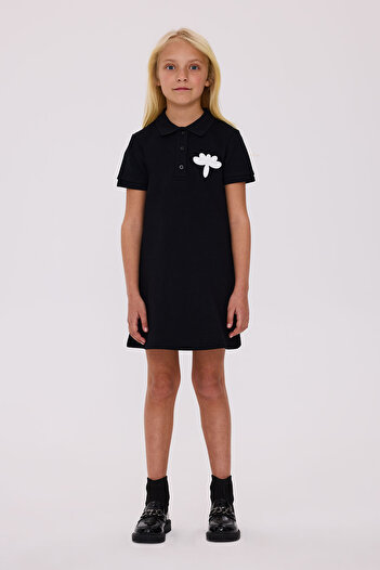 Tyess Girl Black Dress