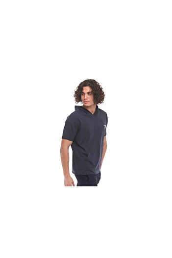raru Cotton Hooded Short Sleeve Sweatshirt Oculus