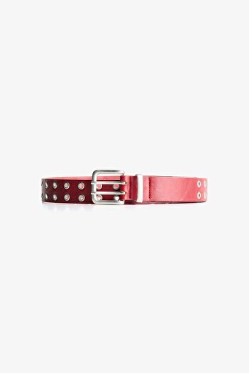 Bershka Faux leather belt with eyelets