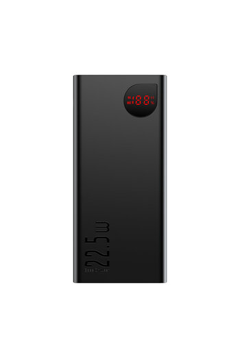 Baseus Baterie externă Adaman cu încărcare rapidă 20000mAh 22.5W cablu USB-C 0.3m negru