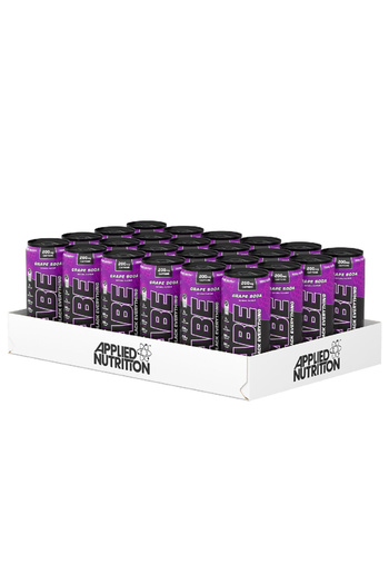 applied nutrition Abe Pre Workout Cans, Energy Performance Drink American Grape, Pack of 24 Pieces